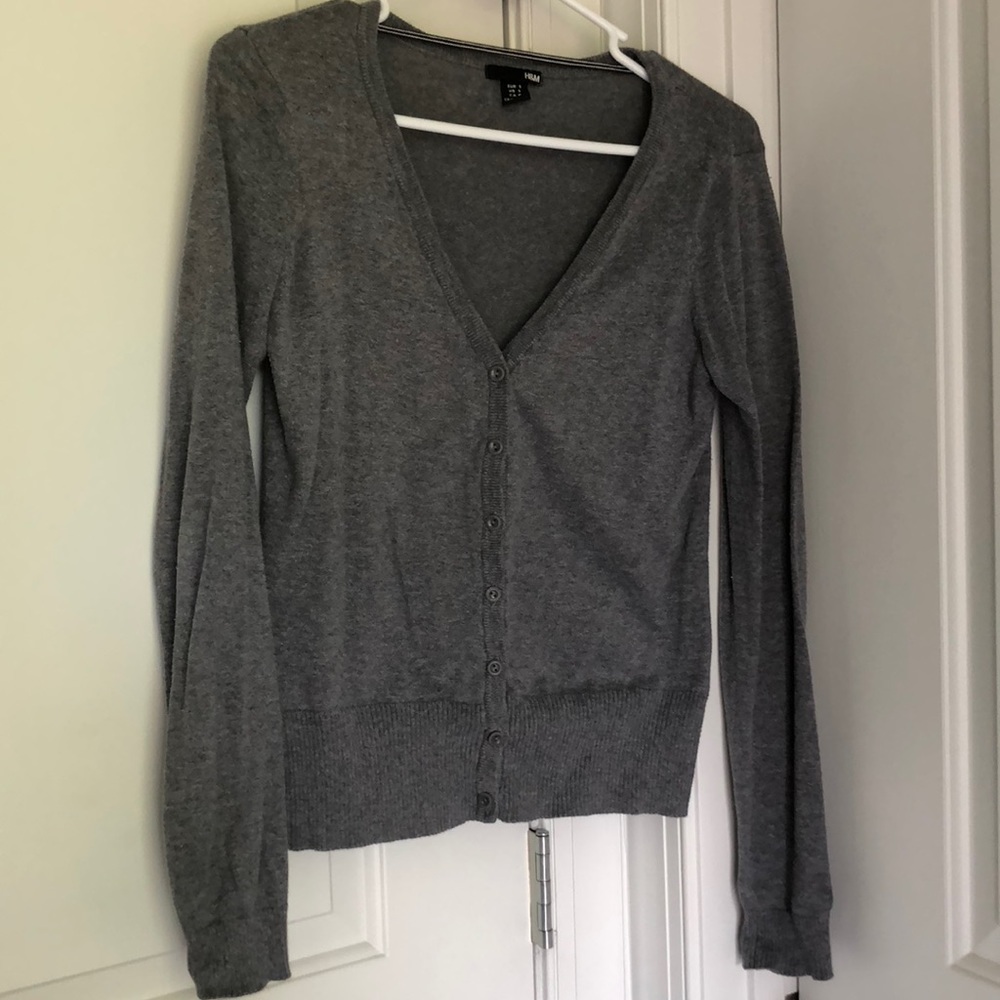 H&M Grey Cardigan - Sz. S